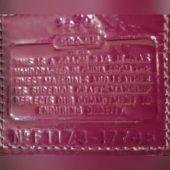 Coach Patent 17745 Madison Marielle Drawstring Bucket Shoulder Bag Hobo Tote - Picture 10 of 12